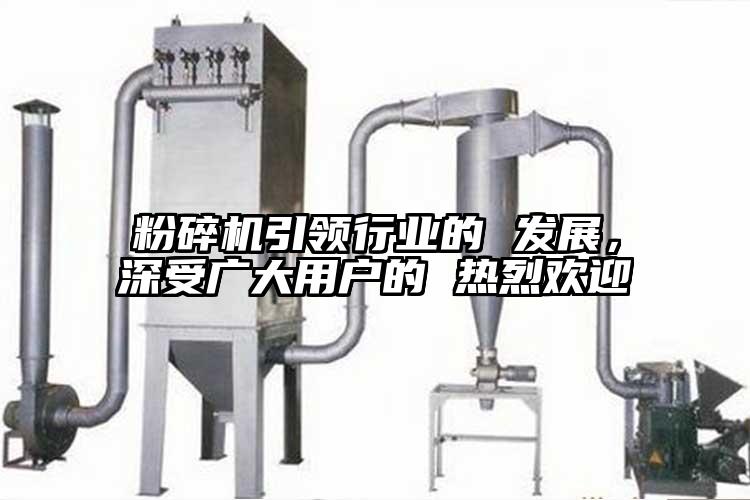 粉碎機(jī)引領(lǐng)行業(yè)的 發(fā)展，深受廣大用戶的 熱烈歡迎
