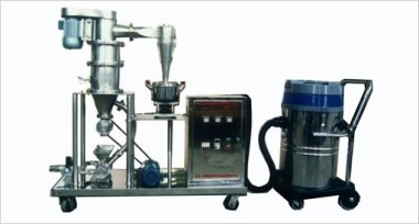 氣流粉碎機(jī)在高速氣流的作用下利用物料獲得巨大的動(dòng)能。